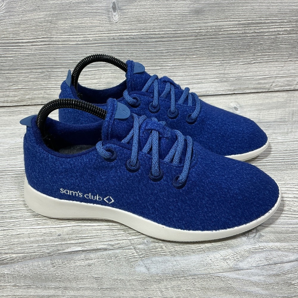 Womens Allbirds WR Sams Club Wool Sneakers Blue Casual Athletic Shoes Size 8 NEW